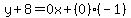 y%2B8=0x%2B%280%29%28-1%29