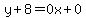 y%2B8=0x%2B0