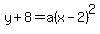 y%2B8=a%28x-2%29%5E2