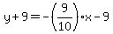 y%2B9=-%289%2F10%29x-9