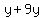 y%2B9y
