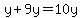 y%2B9y=10y