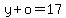 y%2Bo=17