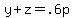 y%2Bz+=+.6p