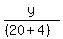 y%2F%28%2820%2B4%29%29