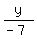 y%2F%28-7%29
