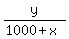 y%2F%281000%2Bx%29