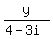 y%2F%284-3i%29
