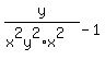y%2F%28x%5E2y%5E2%2Ax%5E2%29-1