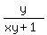 y%2F%28xy%2B1%29