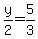 y%2F2=5%2F3+