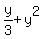 y%2F3%2By%5E2
