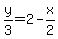 y%2F3+=+2+-+x%2F2