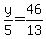 y%2F5=46%2F13