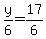 y%2F6+=+17%2F6
