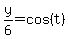 y%2F6+=+cos%28t%29