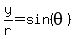 y%2Fr=sin%28theta%29