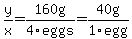 y%2Fx=160g%2F4eggs=40g%2F1egg