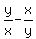 y%2Fx+-+x%2Fy
