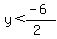 y%3C%28-6%29%2F%282%29