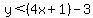 y%3C%284x%2B1%29-3