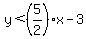 y%3C%285%2F2%29x-3
