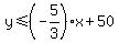 y%3C=%28-5%2F3%29x%2B50