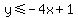 y%3C=-4x%2B1