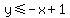 y%3C=-x%2B1