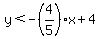 y%3C-%284%2F5%29x%2B4