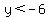 y%3C-6