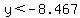 y%3C-8.467