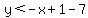 y%3C-x%2B1-7