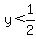 y%3C1%2F2