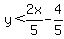 y%3C2x%2F5-4%2F5