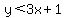 y%3C3x%2B1