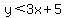 y%3C3x%2B5+