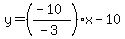 y=%28%28-10%29%2F%28-3%29%29x-10