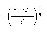 y=%28%28c%5E6-a%5E2x%5E4%29%2Fb%5E2%29%5E%281%2F4%29