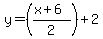 \"y=%28%28x%2B6%29%2F2%29%2B2%29\"