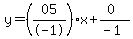 y=%28%2B05%2F-1%29x%2B%280%29%2F%28-1%29