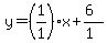 y=%28%2B1%2F1%29x%2B%286%29%2F%281%29