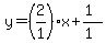 y=%28%2B2%2F1%29x%2B%281%29%2F%281%29