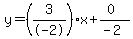 y=%28%2B3%2F-2%29x%2B%280%29%2F%28-2%29