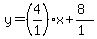 y=%28%2B4%2F1%29x%2B%288%29%2F%281%29