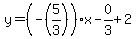 y=%28-%285%2F3%29%29%2Ax-0%2F3%2B2