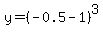y=%28-0.5-1%29%5E3