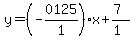 y=%28-0125%2F1%29x%2B%287%29%2F%281%29