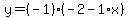 y=%28-1%29%28-2-1%2Ax%29