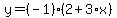 y=%28-1%29%282%2B3%2Ax%29